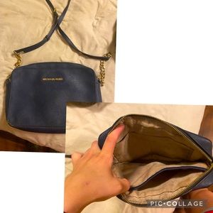 Navy Blue Michael Kors purse